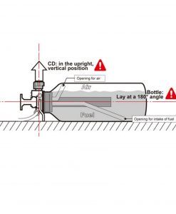 soto Fuel Bottle 400ml (SOD-700-04) diagram