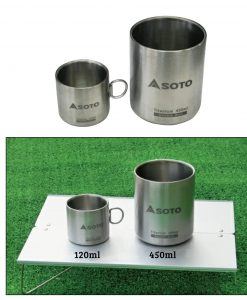 Soto Aeromug Titanium (ST-AM12) 120ml comparison