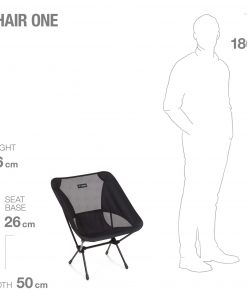 Helinox Chair One Outdoor All Black comparison