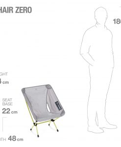 Helinox Chair Zero grey size comparison