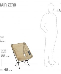 Helinox Chair Zero Sand size comparison