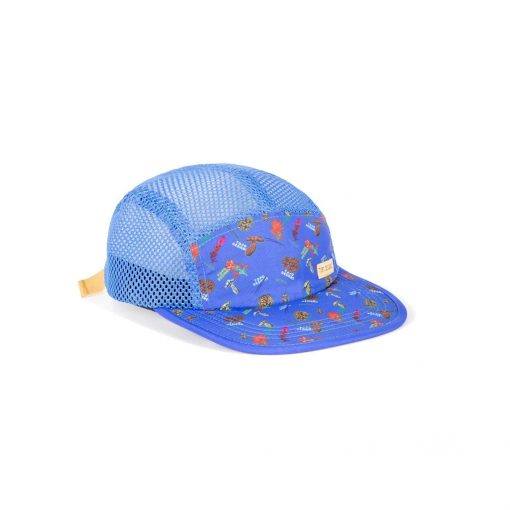 topo designs global hat forest blue