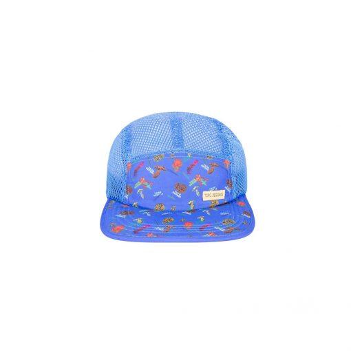 topo designs global hat forest blue