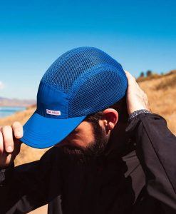 topo designs global hat blue