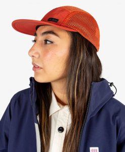 topo designs global hat woman wear