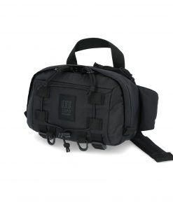 topo designs MOUNTAIN HIP PACK black front view