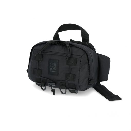 topo designs MOUNTAIN HIP PACK black front view