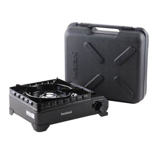 iwatani black tough maru cassette stove with casing